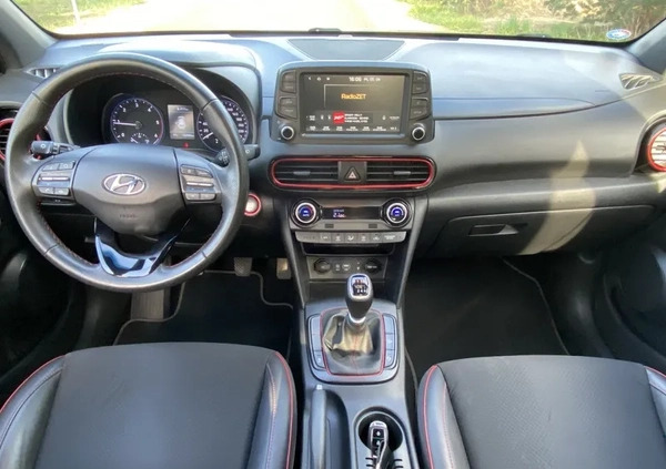 Hyundai Kona cena 56149 przebieg: 122700, rok produkcji 2018 z Turek małe 191